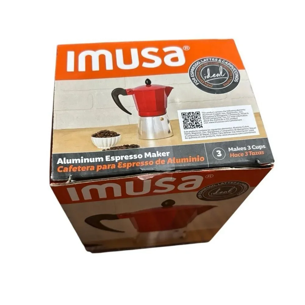Imusa Aluminum 3 Cup Espresso Maker